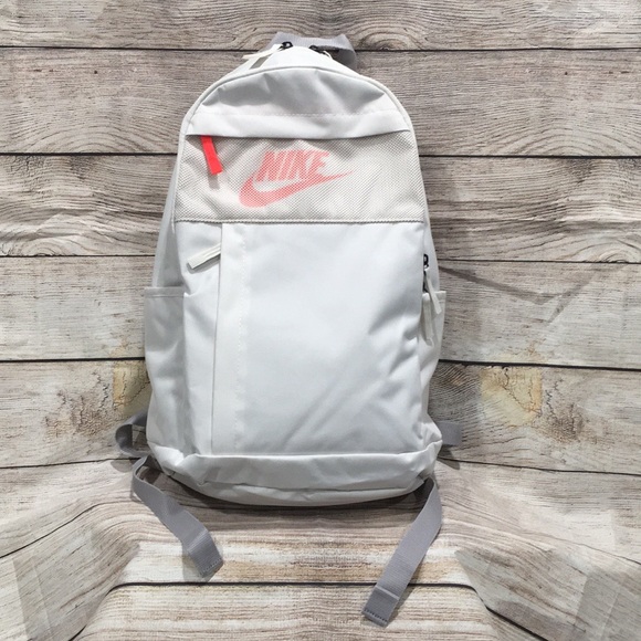 Nike Backpack white grey and orange. New with tags.